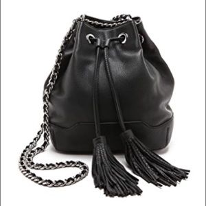 Rebecca Minkoff leather Bucket bag with Tassels
